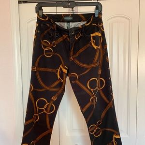 Ralph Lauren Women's Straight Leg Printed Jeans